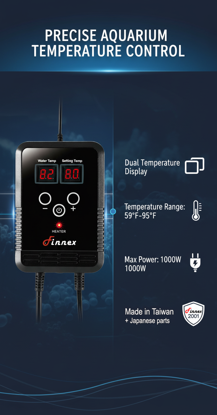 Finnex Aquarium Titanium Heater Series